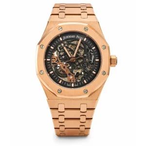 ساعت مردانه اتوماتیک AP طرح Royal Oak مدل N'0688 W858 رزگلد