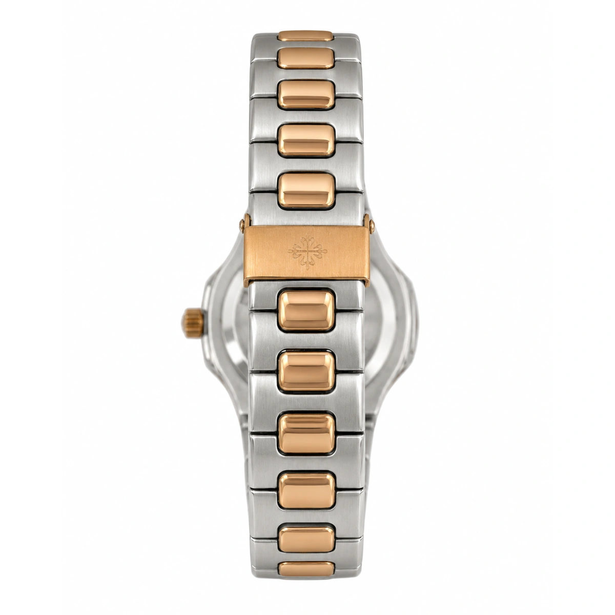 بند و قفل استیل ساعت زنانه Patek Philippe دو رنگ